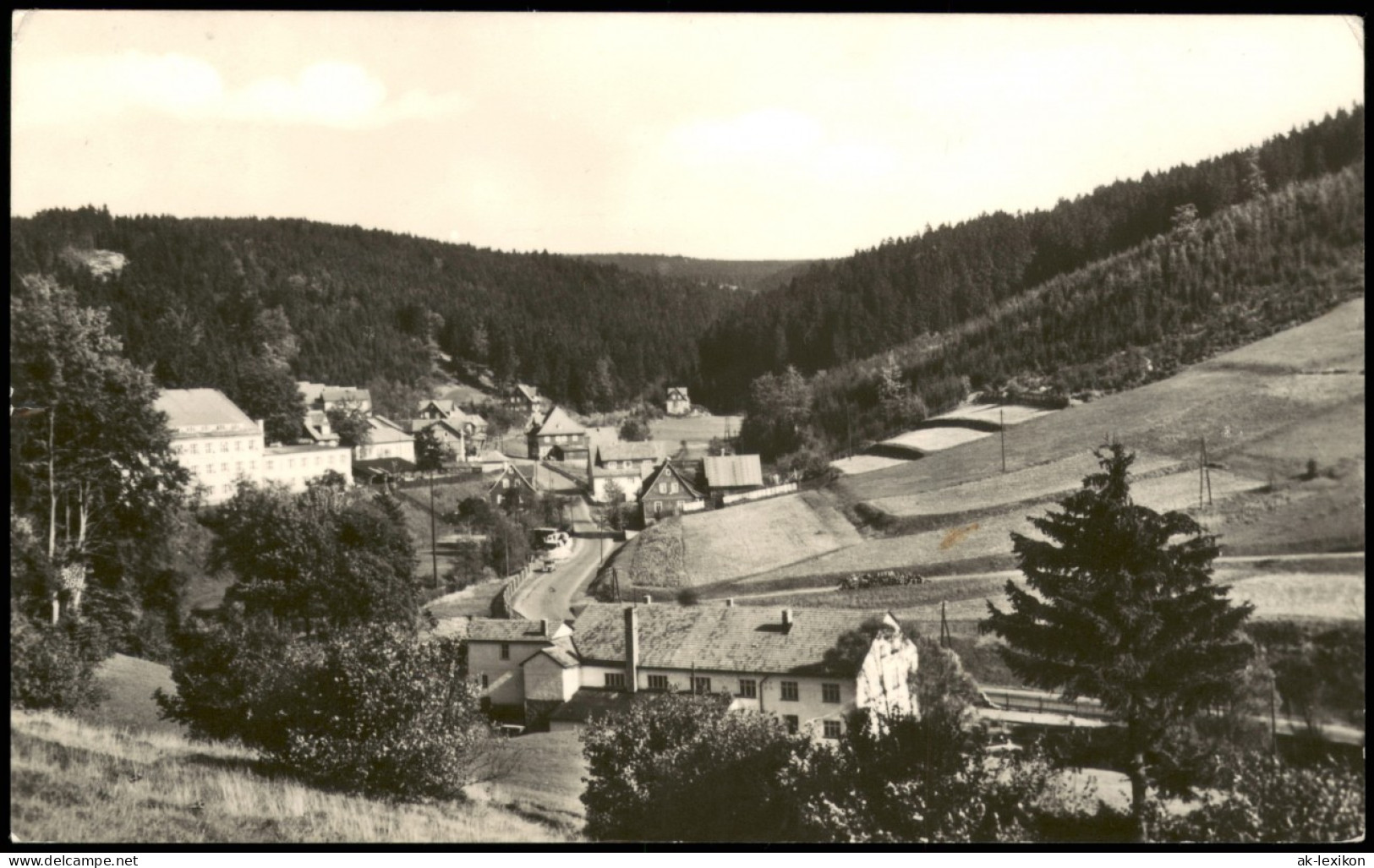 Ansichtskarte Heubach (Thür. Wald)-Masserberg Blick Auf Ort - Straße 1966 - Masserberg