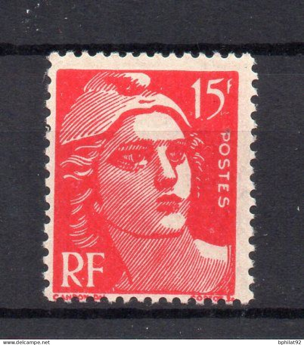 !!! 15F MARIANNE DE GANDON N°813, FAUX DE MARSEILLE NEUF** - Unused Stamps