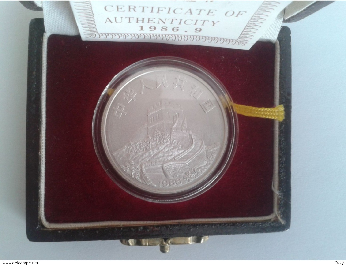 5 Yuan 1986 China : The Clipper Silver Coin - Altri – Asia