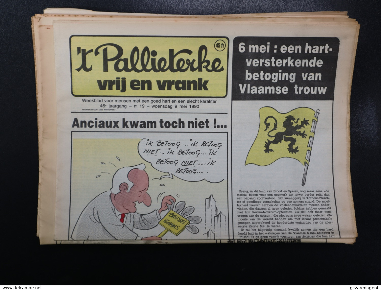 WEEKBLAD 'T PALLIETERKE  46e JAARGANG - Nr 19     9 MEI     1990 - Humour