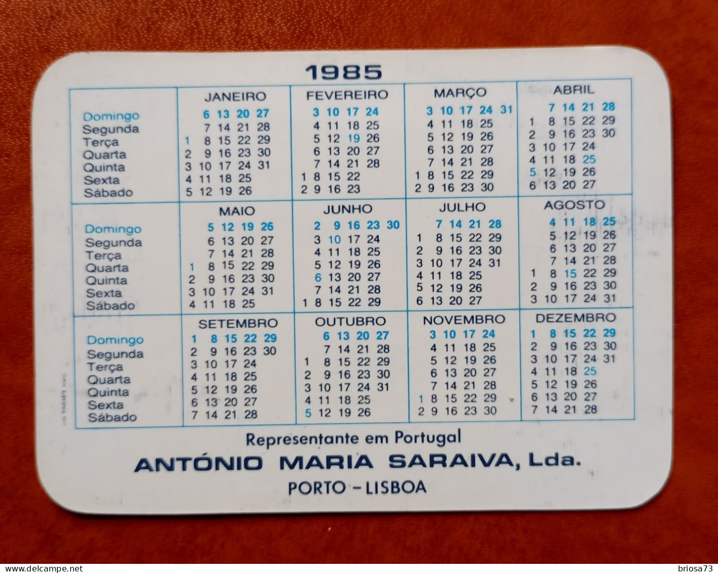 Calendrier De Poche  Konica 1985 - Klein Formaat: 1981-90