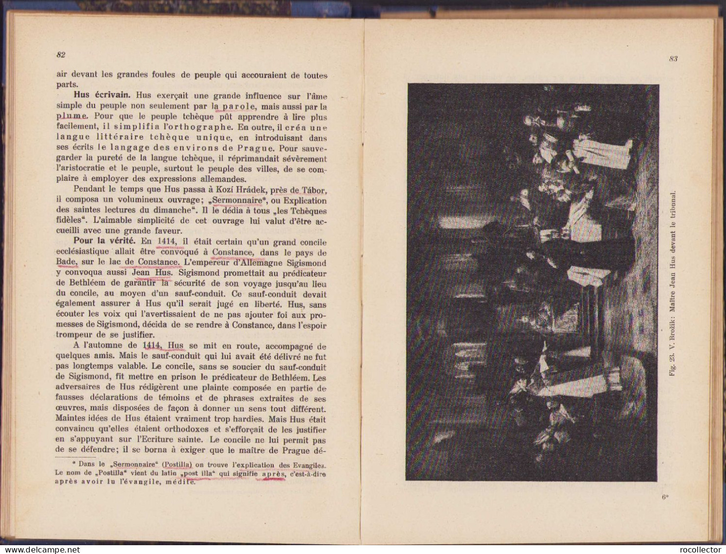 Histoire Tchecoslovaque, Jos. Pesek, 1925, Prague C340 - Old Books