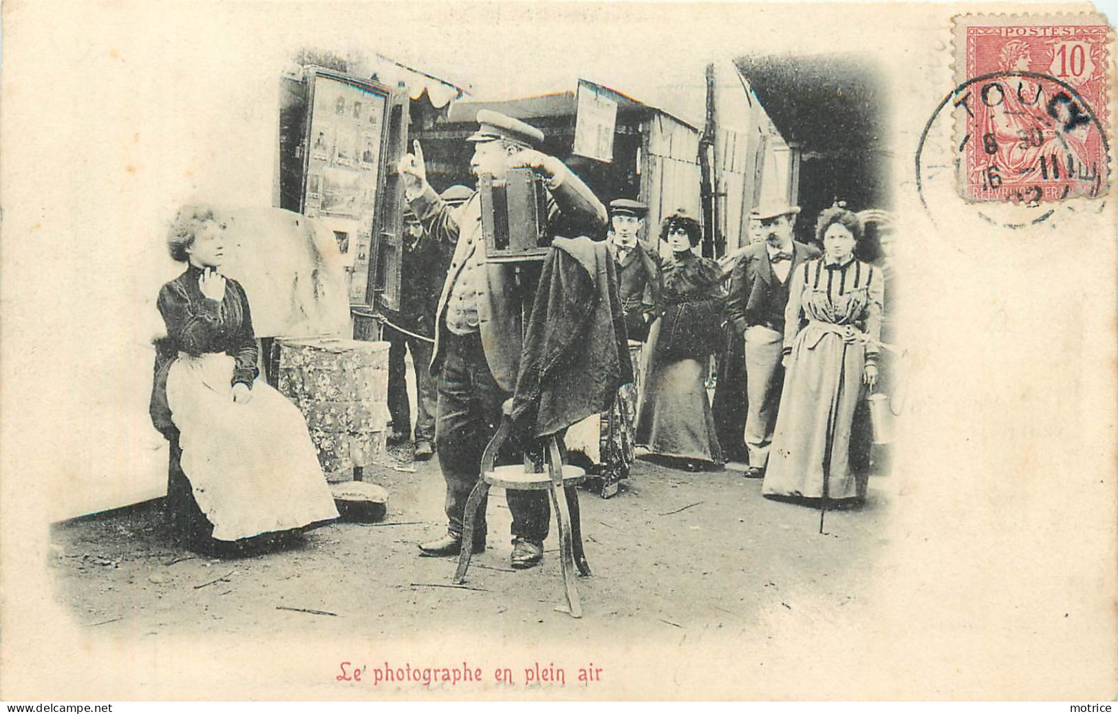 METIERS DE PARIS - Le Photographe De Plein Air, Kunzli. (carte Vendue En L'état) - Colecciones Y Lotes