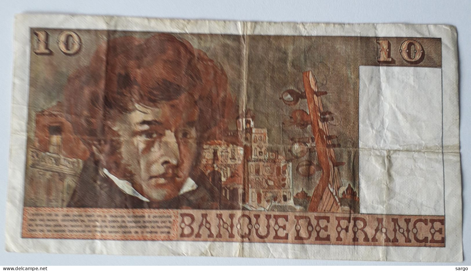 FRANCE - 10 FRANCS - 1976 - P 150C- CIRC - BANKNOTES - PAPER MONEY - CARTAMONETA - - 10 F 1972-1978 ''Berlioz''