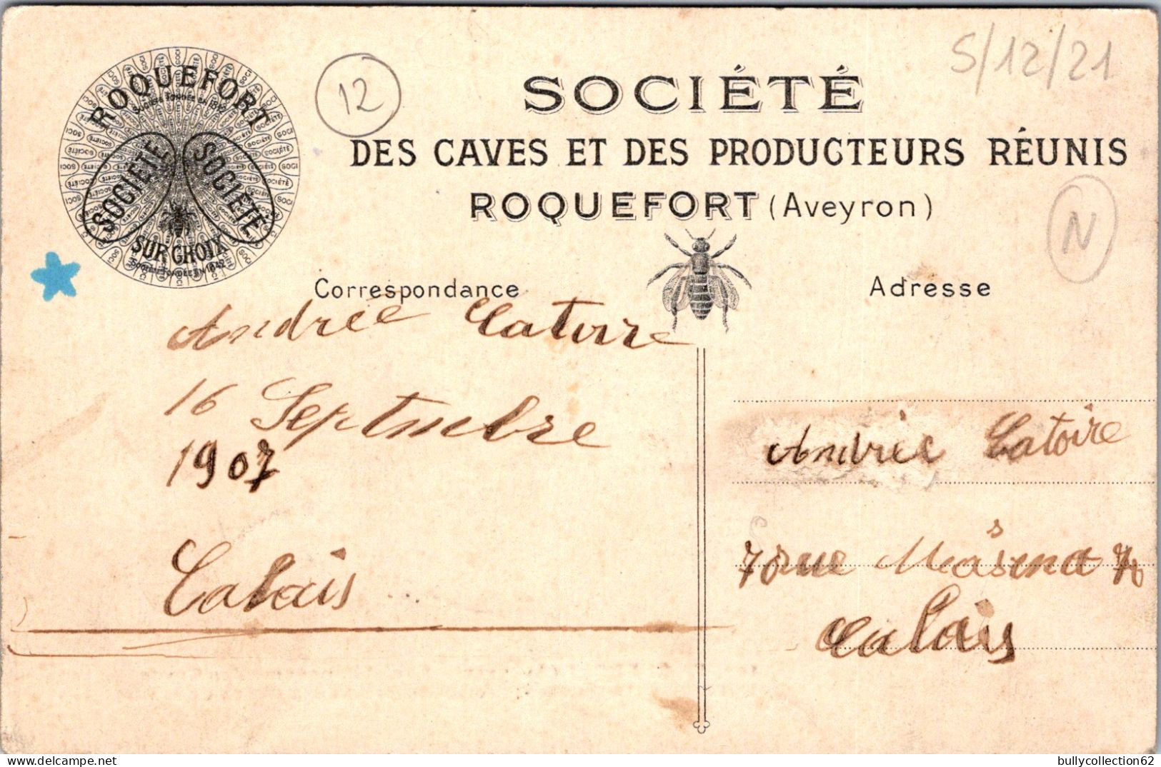 CPA - SELECTION -   ROQUEFORT  -   Ouvrières Sortant Des Caves De La Rue. - Roquefort