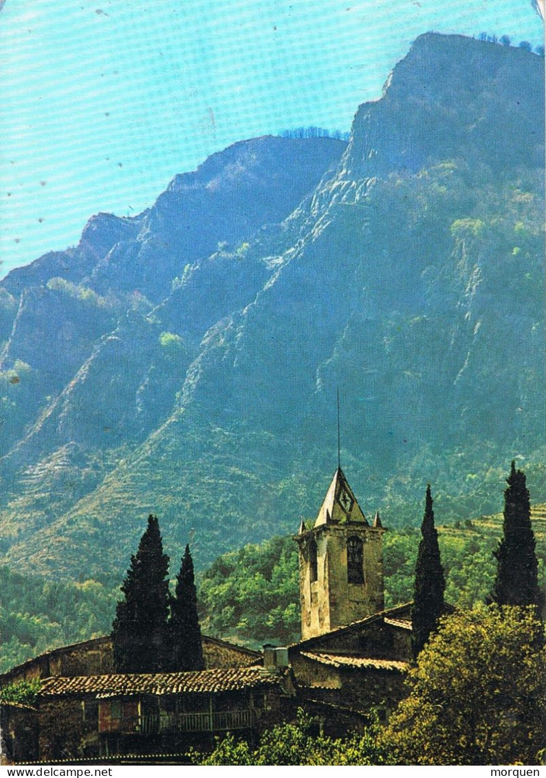 54662. Postal OLOT (Gerona) 1981. Vista De Poblacion De JOANETES. RARA - Storia Postale