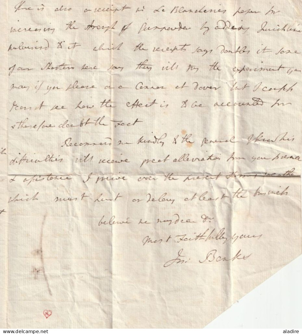 1757 -  KGII - 3-page Letter From REVESBY ABBEY, Lincolnshire, England To LONDON - Redirected To CALAIS, France - ...-1840 Precursori