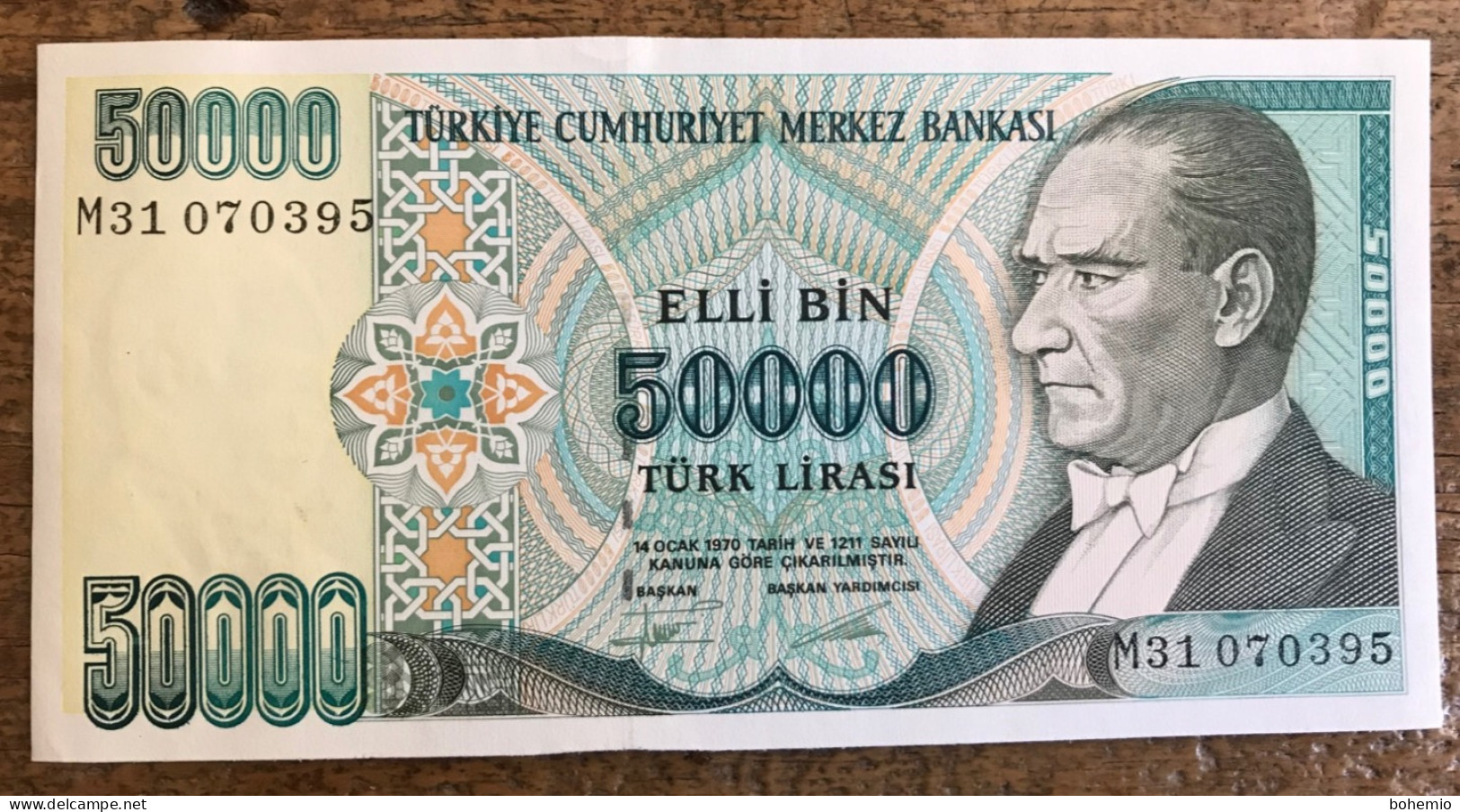 Turquía 50.000 Liras - Turquie