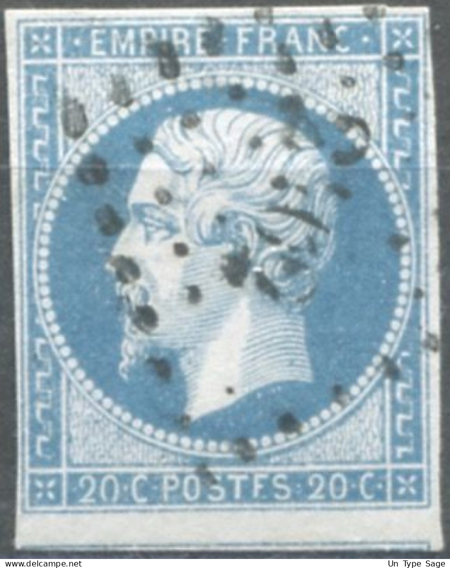 France, N°14Ah, Variété POSTF.S - Position à Identifier - (F831) - 1853-1860 Napoléon III.