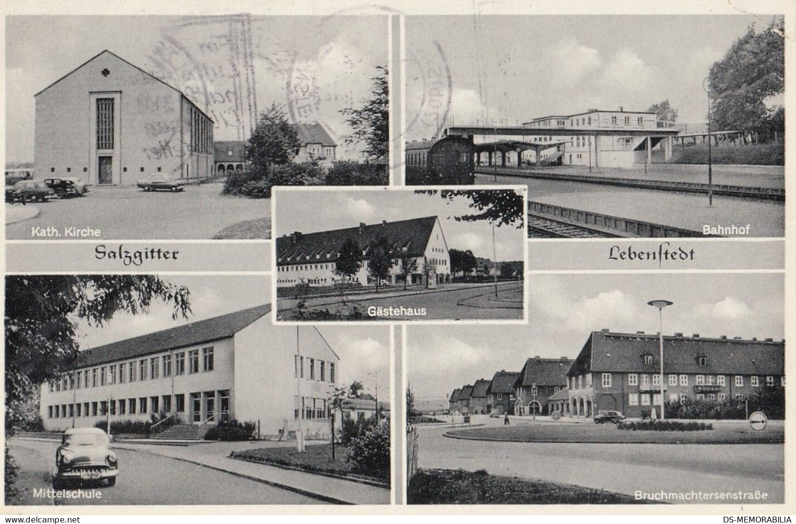 Salzgitter Lebenstedt 1960 Bahnhof - Salzgitter