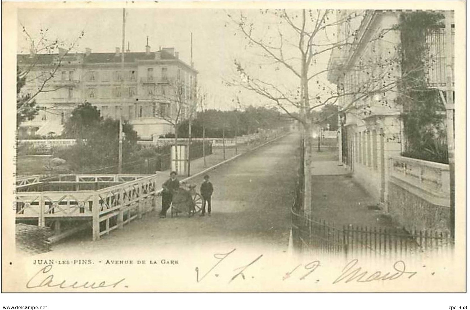 METIERS.n°9.REMOULEUR.JUAN LES PINS.AVENUE DE LA GARE - Sonstige & Ohne Zuordnung