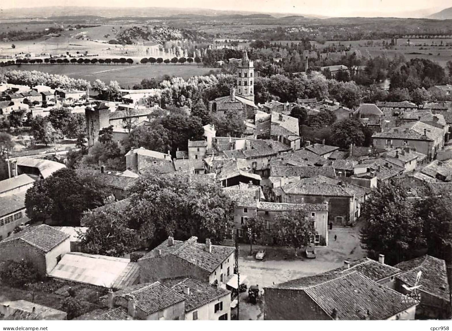 81 . N°sac10783 . Labruguière . Vue Générale N°5 . En Avion Au Dessus De . Cpsm 10X15 Cm . LAPIE - Labruguière