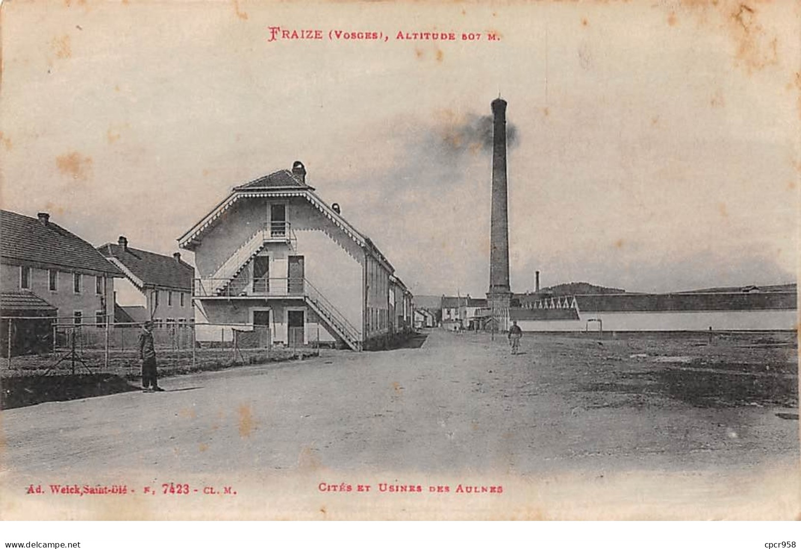 88 . N°106614 . Fraize .cite Et Usine Des Aulnes .vue Generale . - Fraize