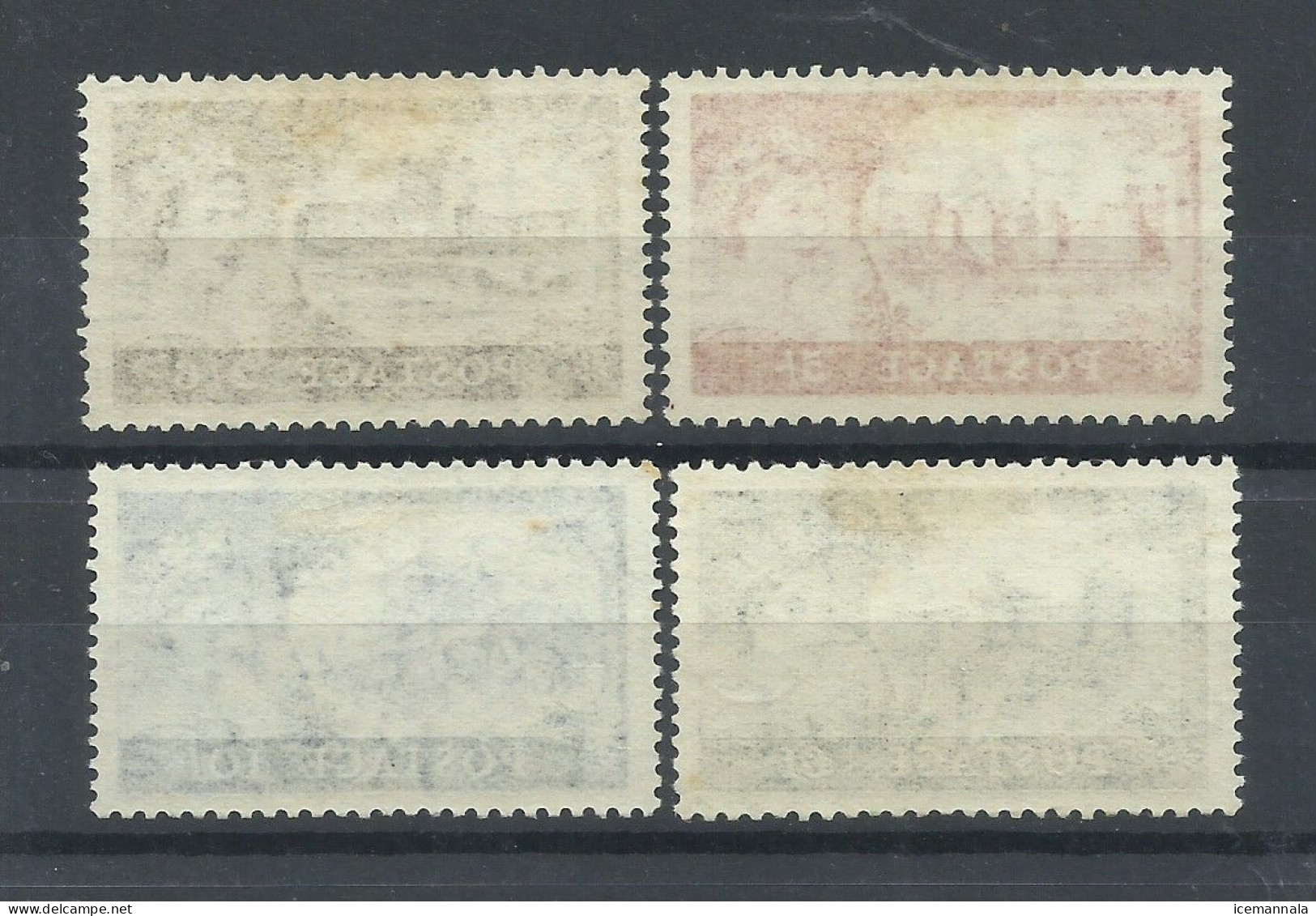 GRAN  BRETAÑA  YVERT  283/86  MH  *     (CERTIFICADO C.M.F.) - Unused Stamps