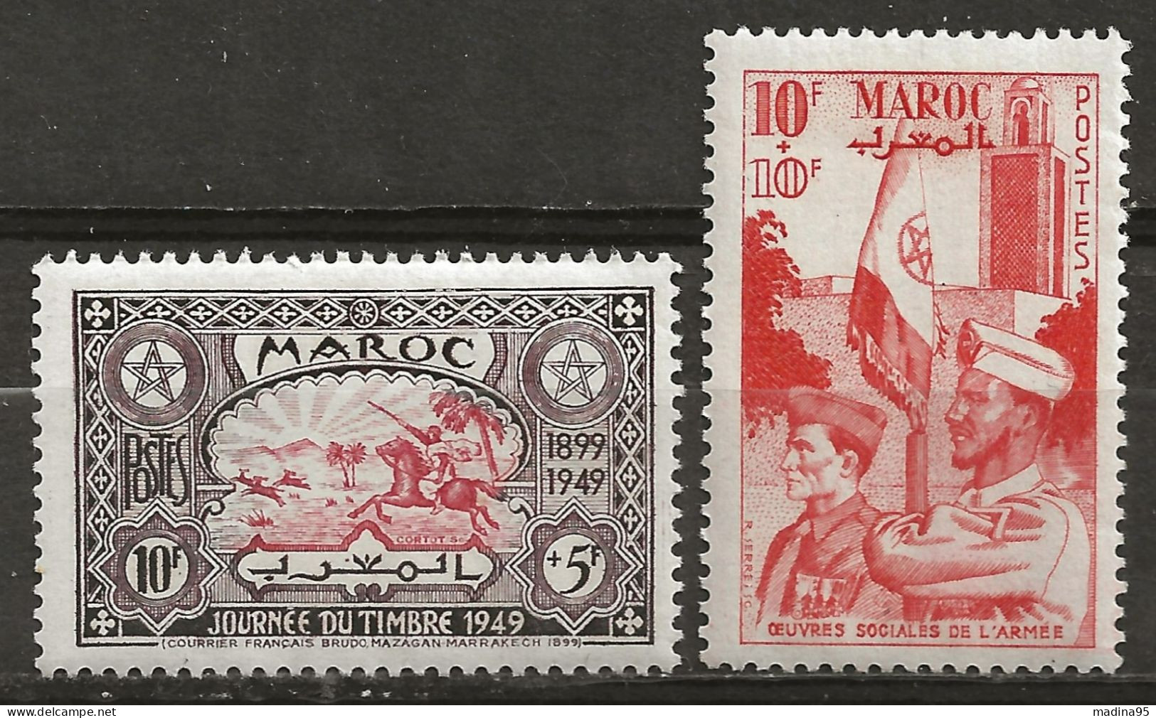 MAROC Colo:, *, N° YT 275 Et 276, Ch., TB - Neufs