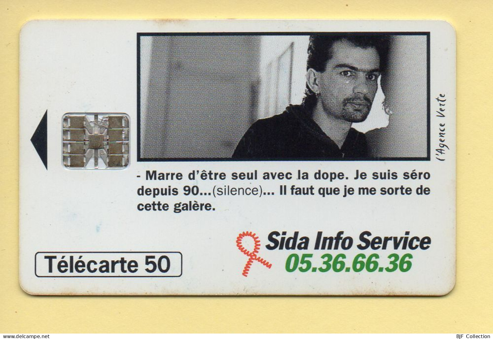 Télécarte 1995 : SIDA HOMME / 50 Unités / 07-95 (voir Puce Et Numéro Au Dos) - 1995