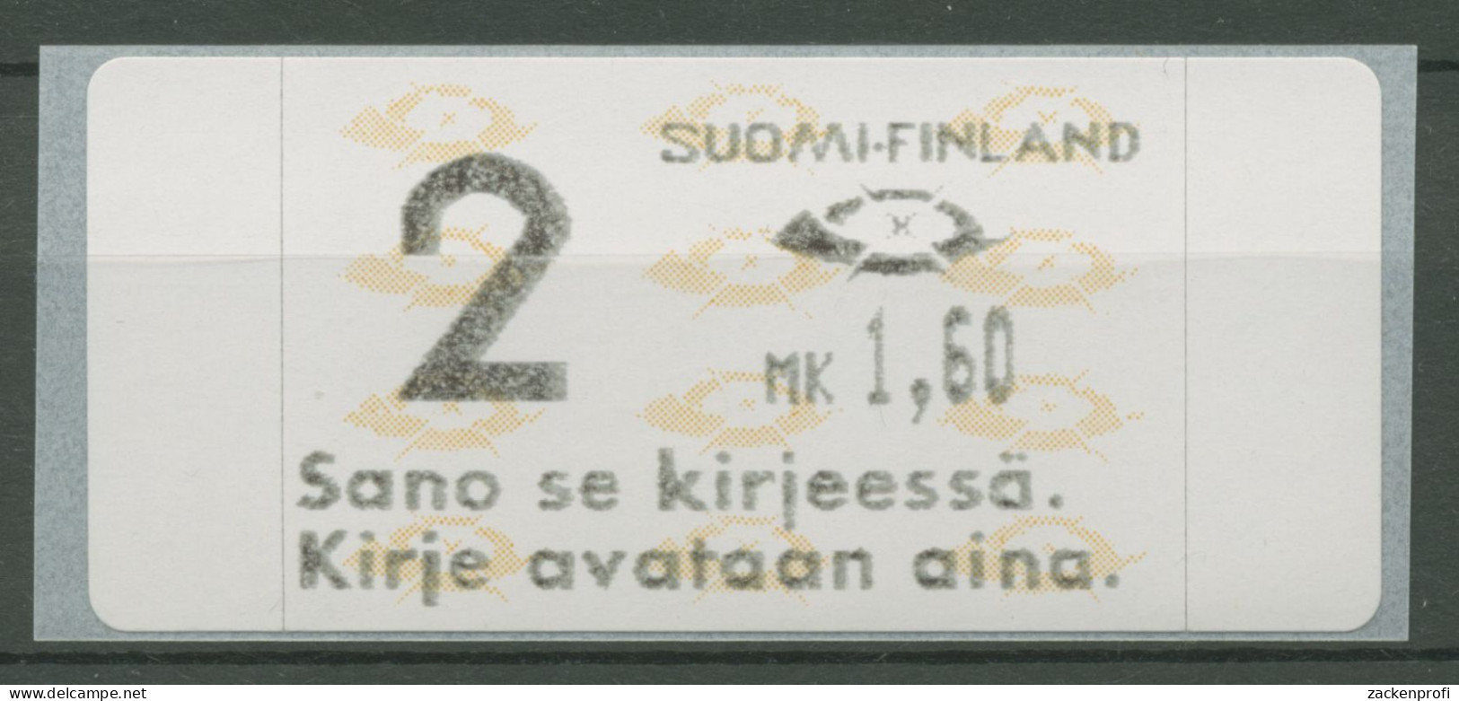 Finnland ATM 1993 Posthörner Einzelwert ATM 12.6 Z2 Postfrisch - Vignette [ATM]