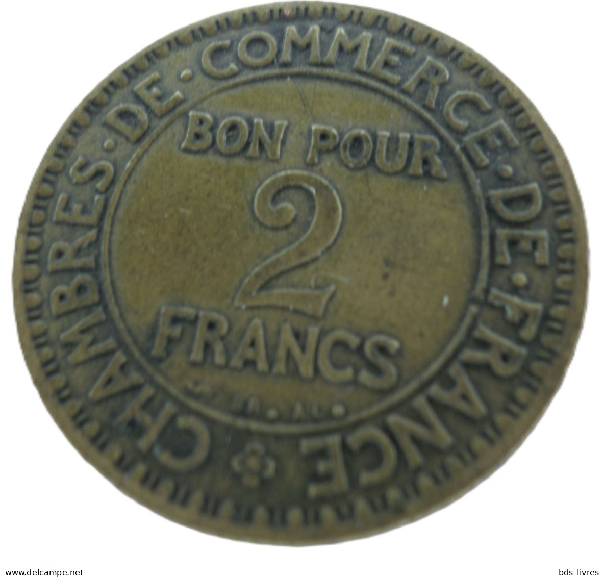 FRANCE....2 Francs Chambres De Commerce Année 1923 - Pièce Non Nettoyée - Et Patinée (voir Images) - 2 Francs