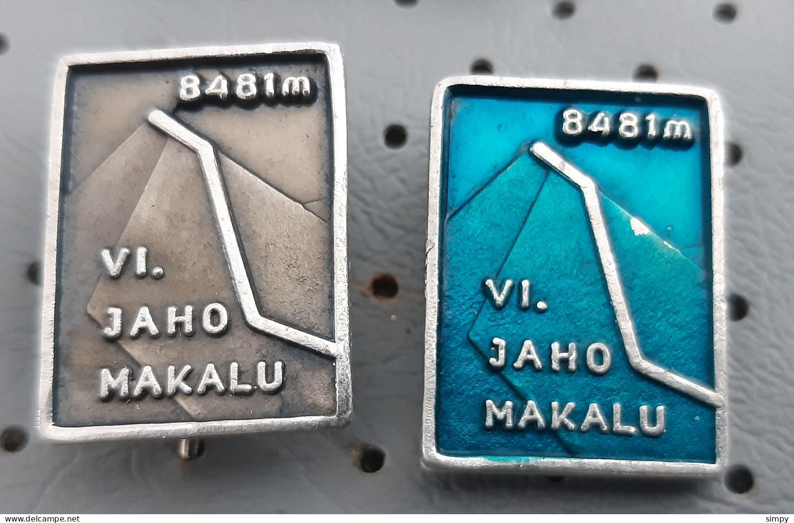 VI. JAHO MAKALU 8481m Yugoslav Expedition 1975 Alpinism Mountaineering Slovenia Ex Yugoslavia Pins - Alpinismo, Escalada