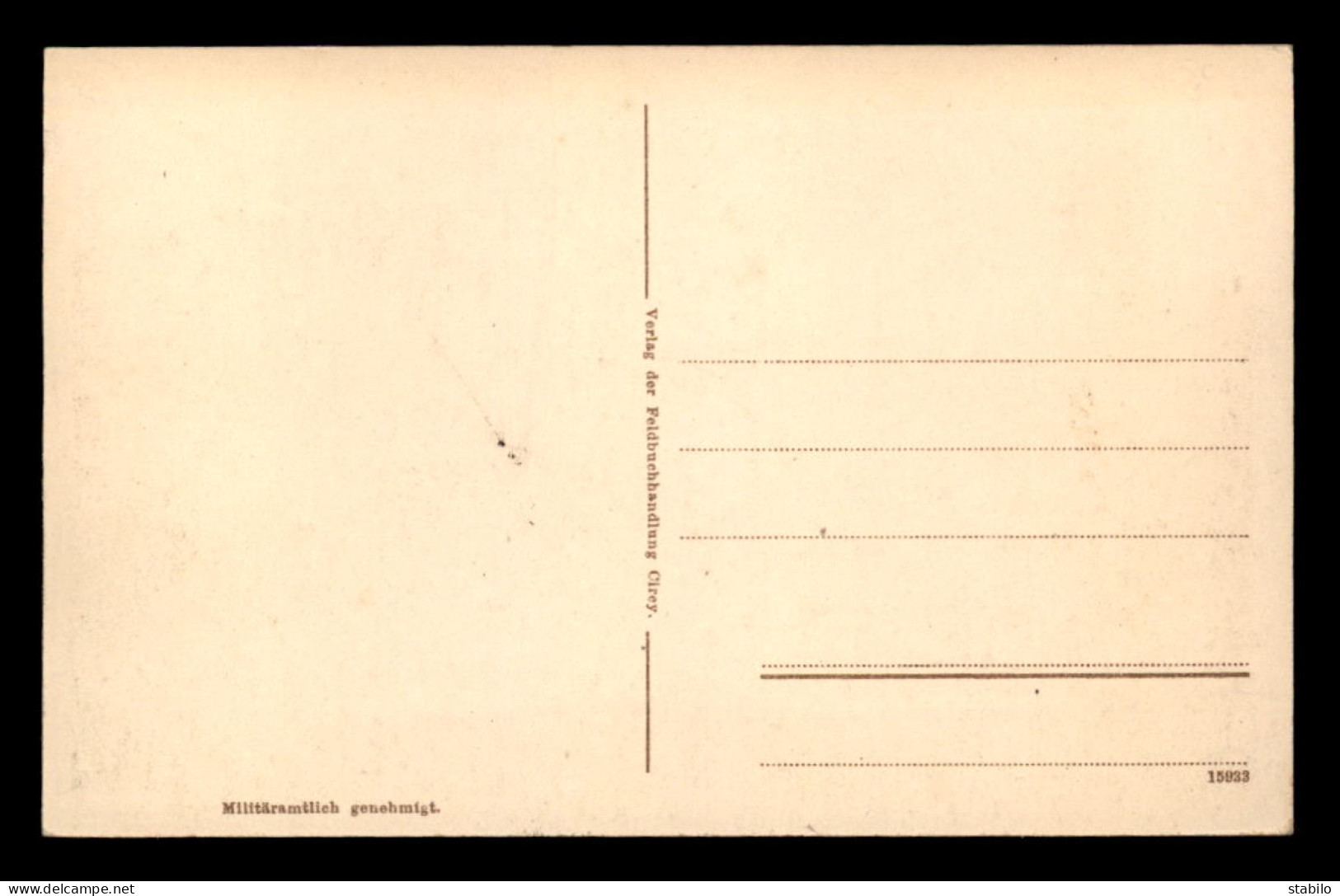 54 - CIREY - LE CENTRE - CARTE ALLEMANDE - GUERRE 39/45 - Cirey Sur Vezouze