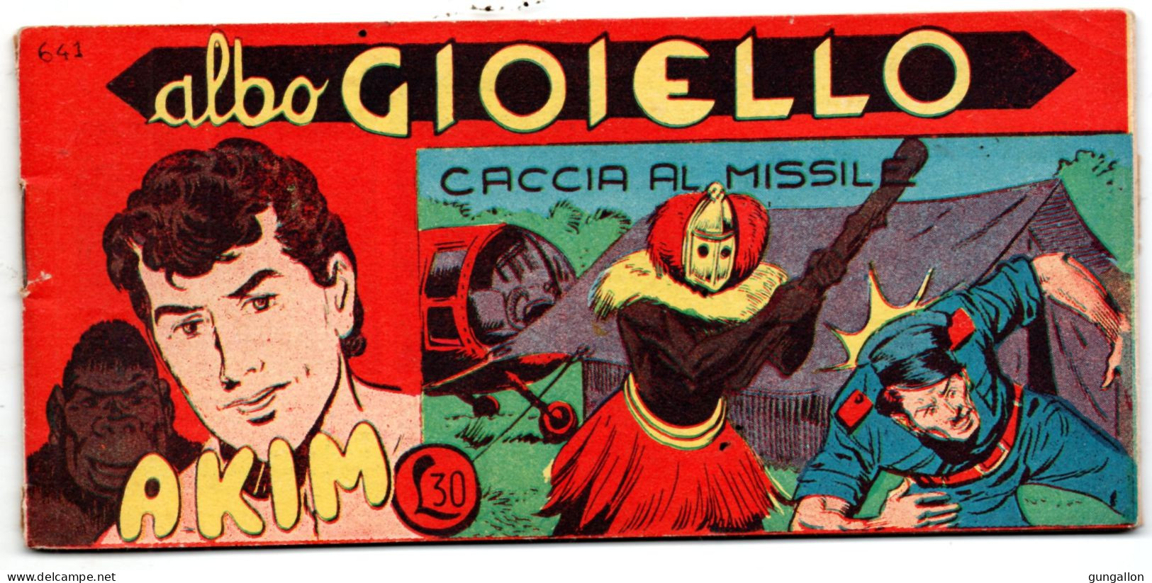 Akim "Albo Gioiello"  Striscia (Tomasina 1964)  N. 641 - Other & Unclassified