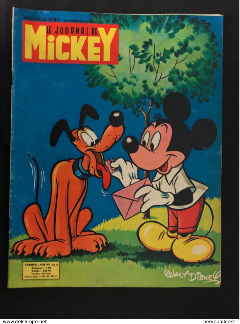 Le Journal De Mickey - Nouvelle Série - Hebdomadaire N° 421 - 1960 - Autres & Non Classés