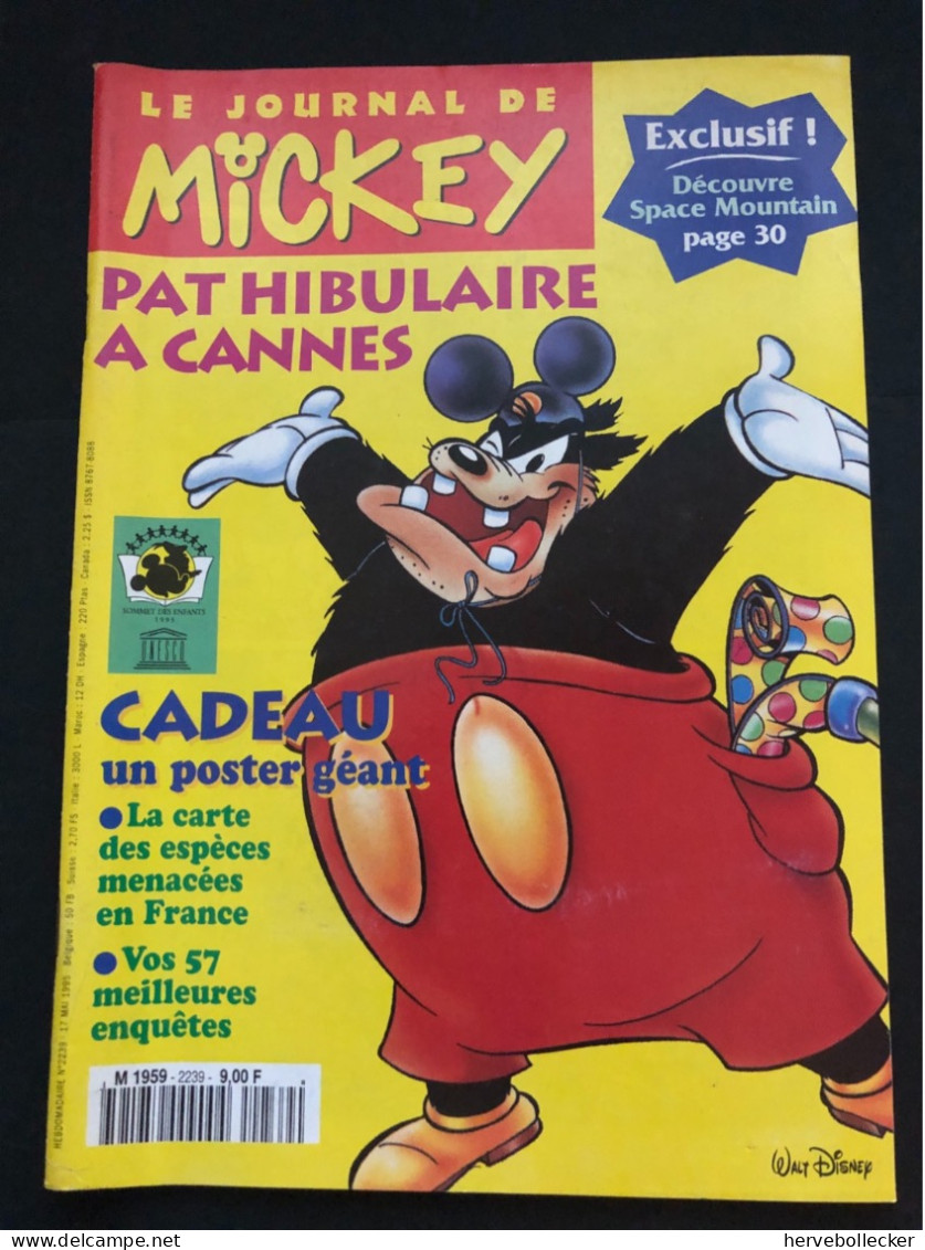 Le Journal De Mickey - Hebdomadaire N° 2239 - 1995 - Disney