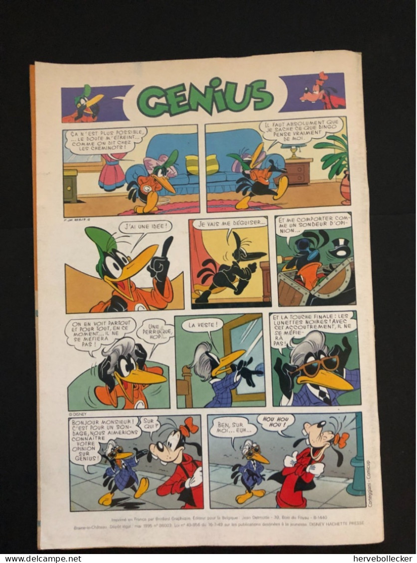 Le Journal De Mickey - Hebdomadaire N° 2240 - 1995 - Disney