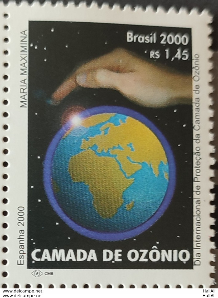 C 2300 Brazil Stamp Ozone Layer Map 2000 - Ongebruikt