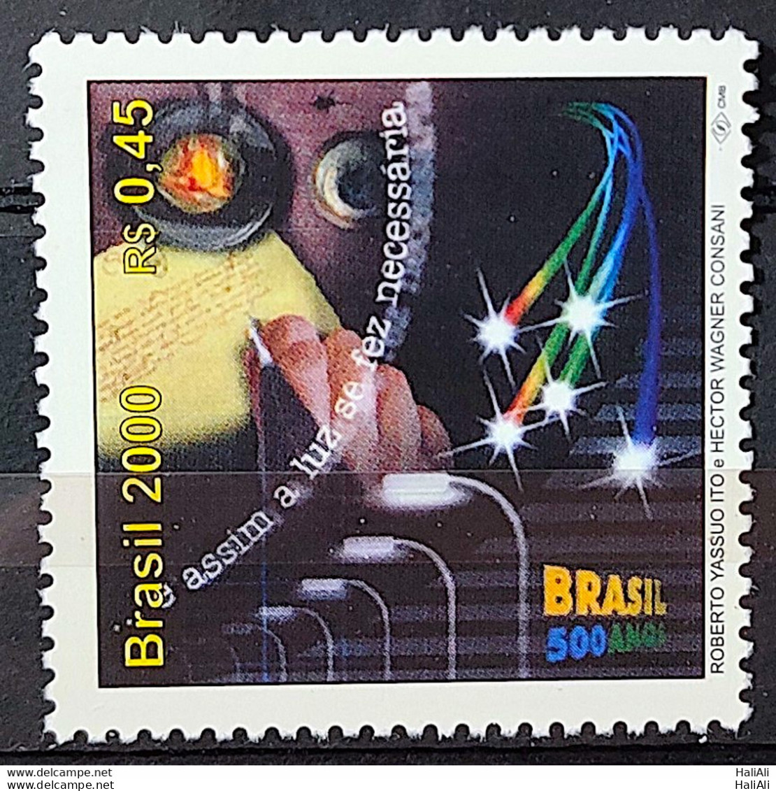 C 2270 Brazil Stamp 500 Years Discovery Of Brazil 2000 Enegy - Unused Stamps