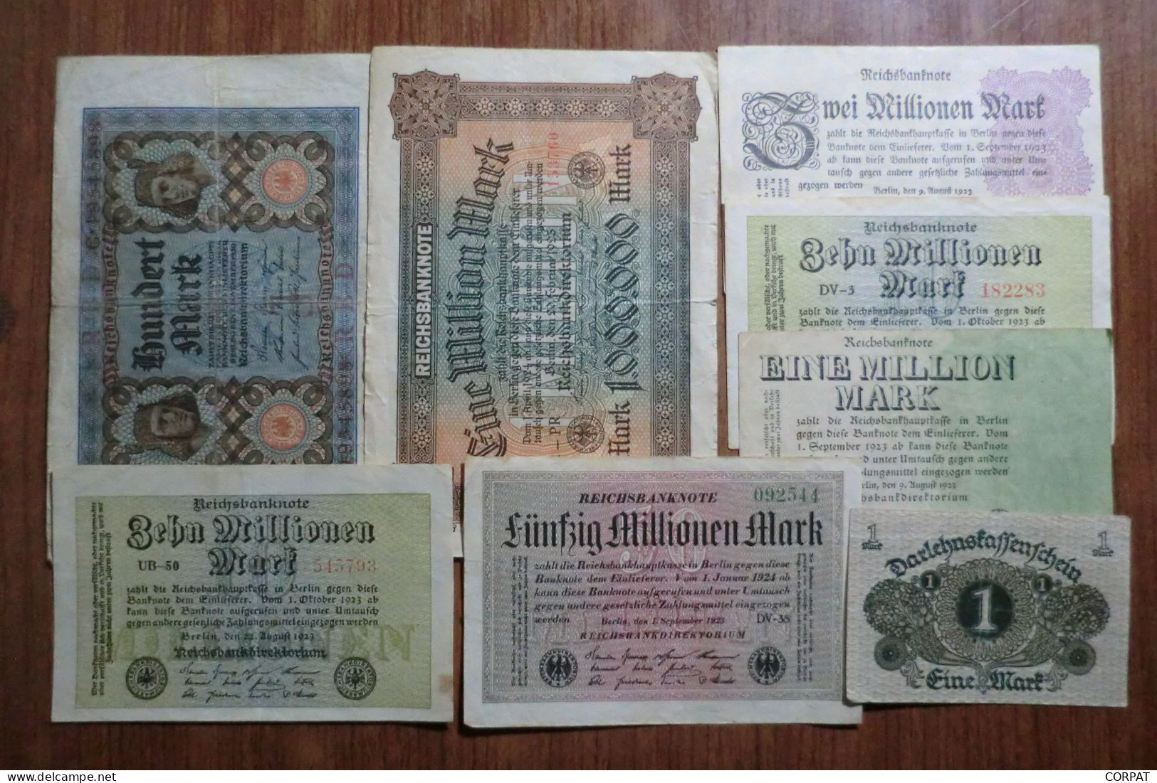 Germany Lot Of Old Banknotes Like The Photos Shown (8 Photos) - Autres - Europe