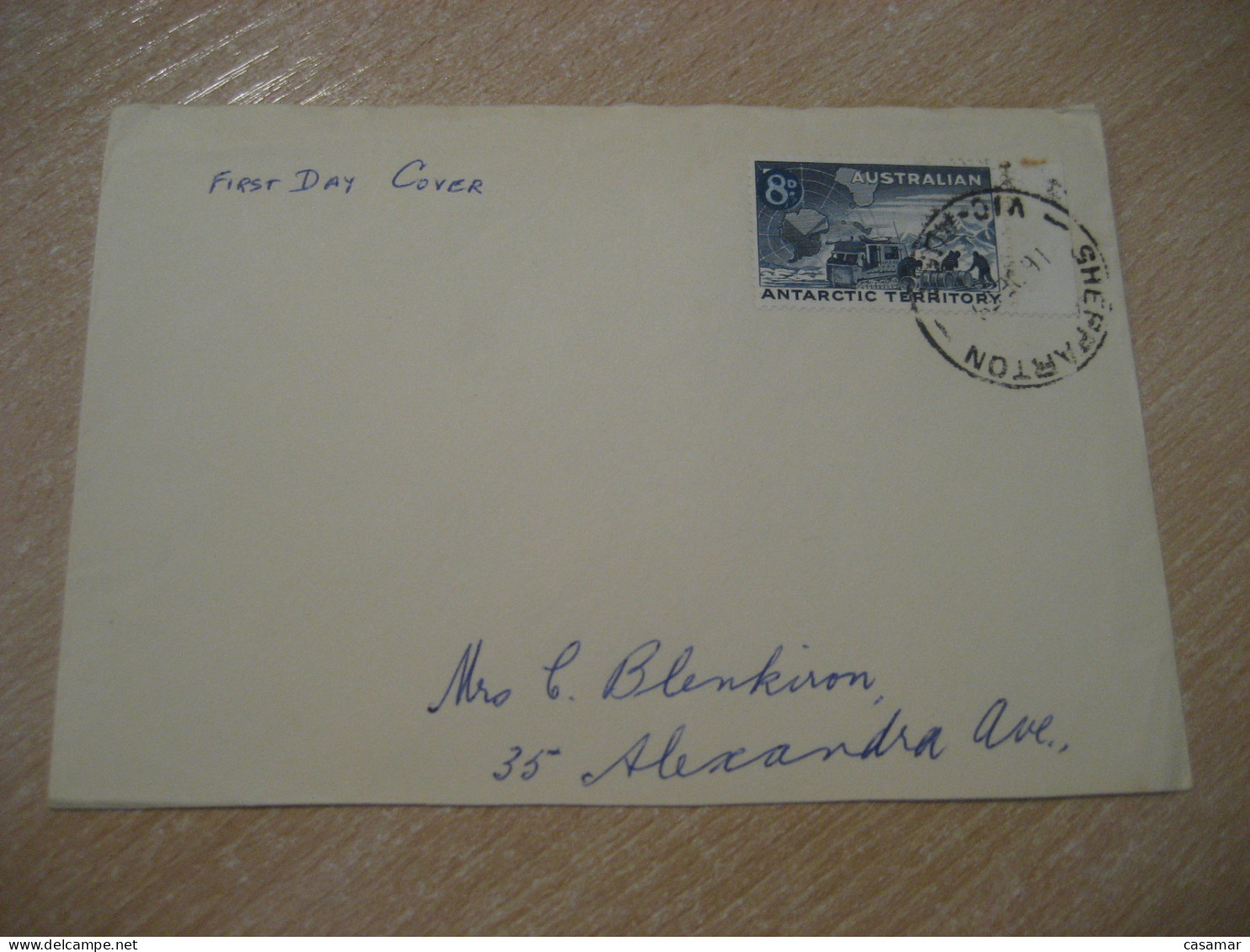 SHEPPARTON 1959 FDC Cancel Cover AAT AUSTRALIAN ANTARCTIC TERRITORY A.A.T. Antarctique - Lettres & Documents