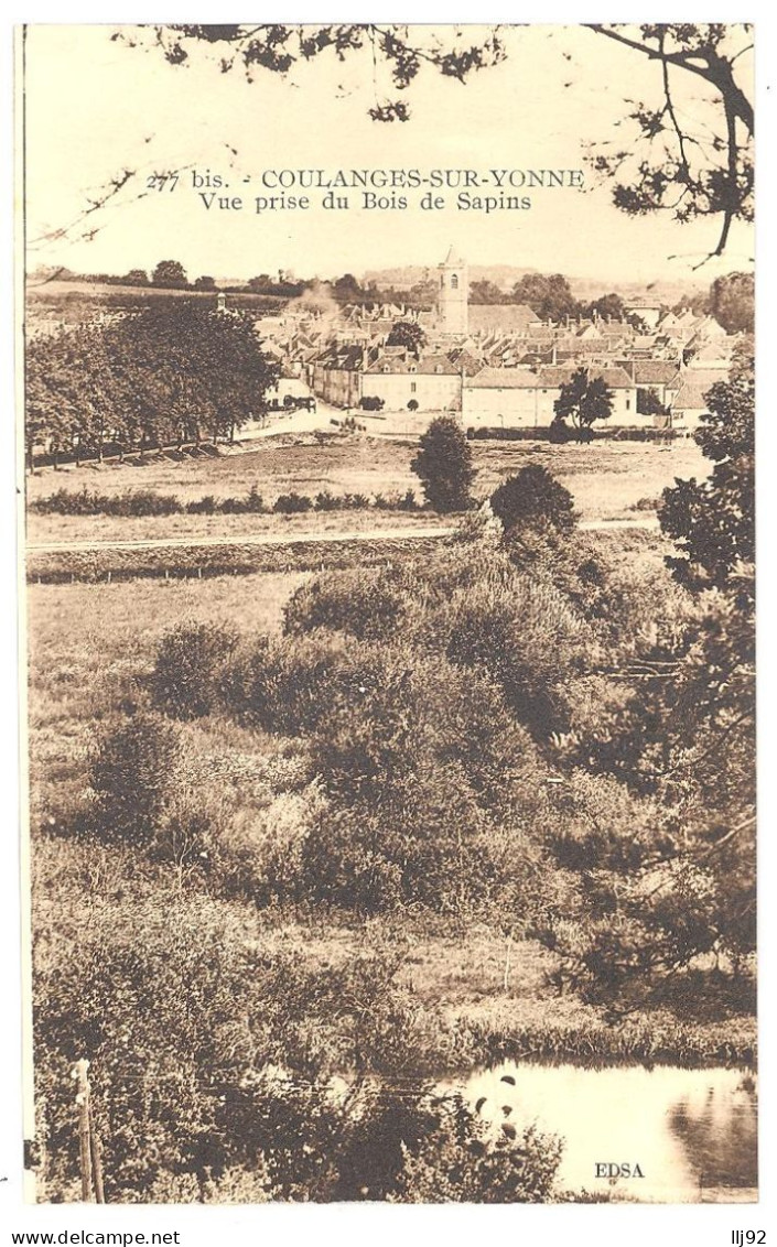 89 - 277 Bis - COULANGES SUR YONNE - Vue Prise Du Bois De Sapipns - Coulanges Sur Yonne