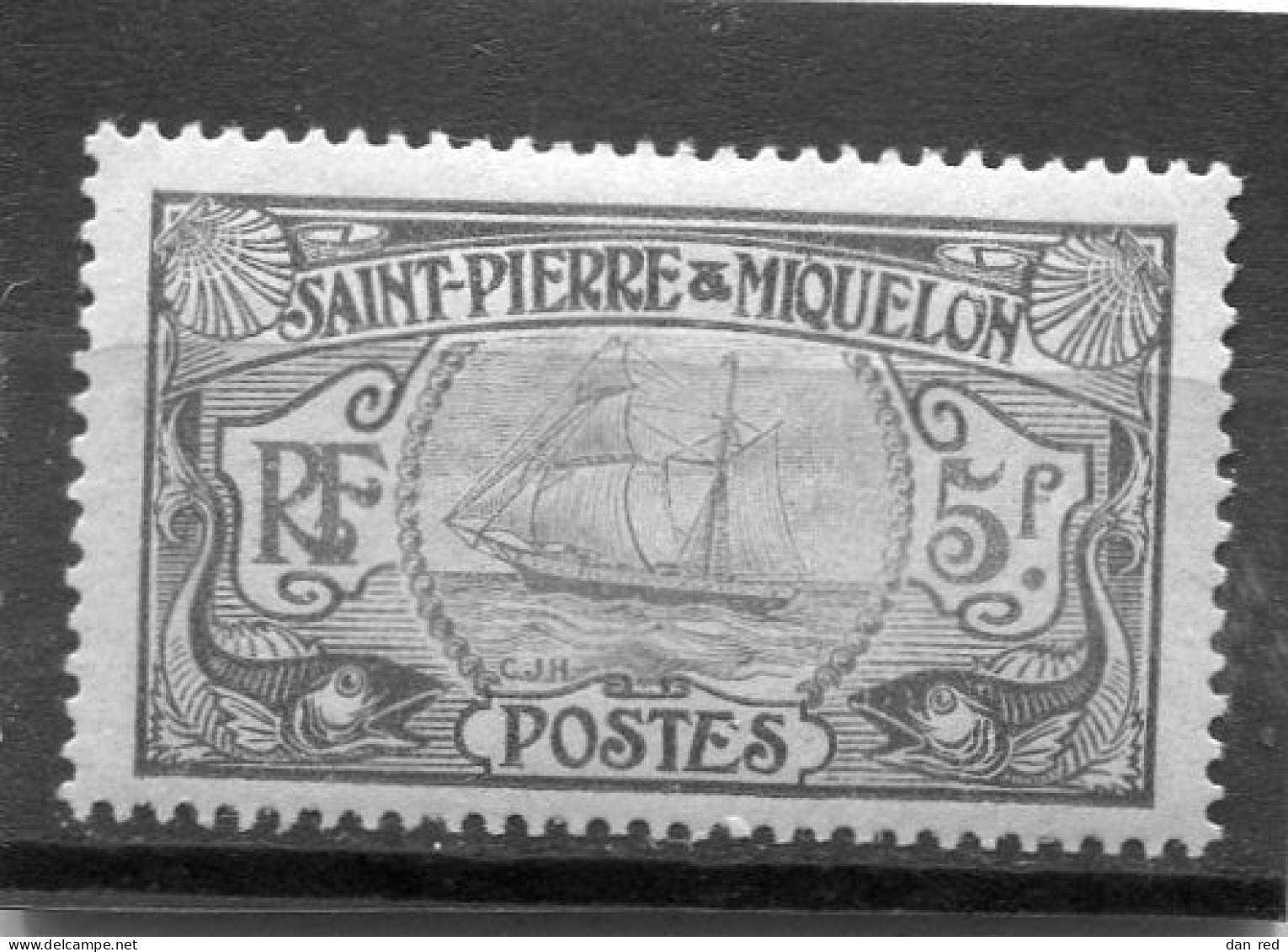 SAINT-PIERRE ET MIQUELON N° 93 * (Y&T) (Neuf Charnière) - Ungebraucht