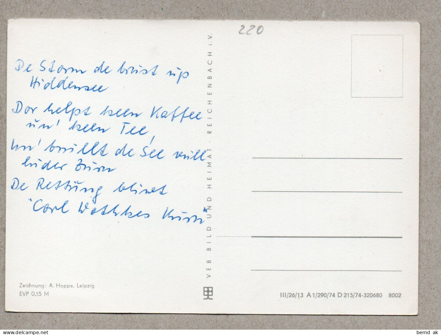 A0220} BRD - AK (Verlag: Bild Und Heimat) - Hiddensee - Landkarte Mit Sehenswürdigkeiten - Hiddensee