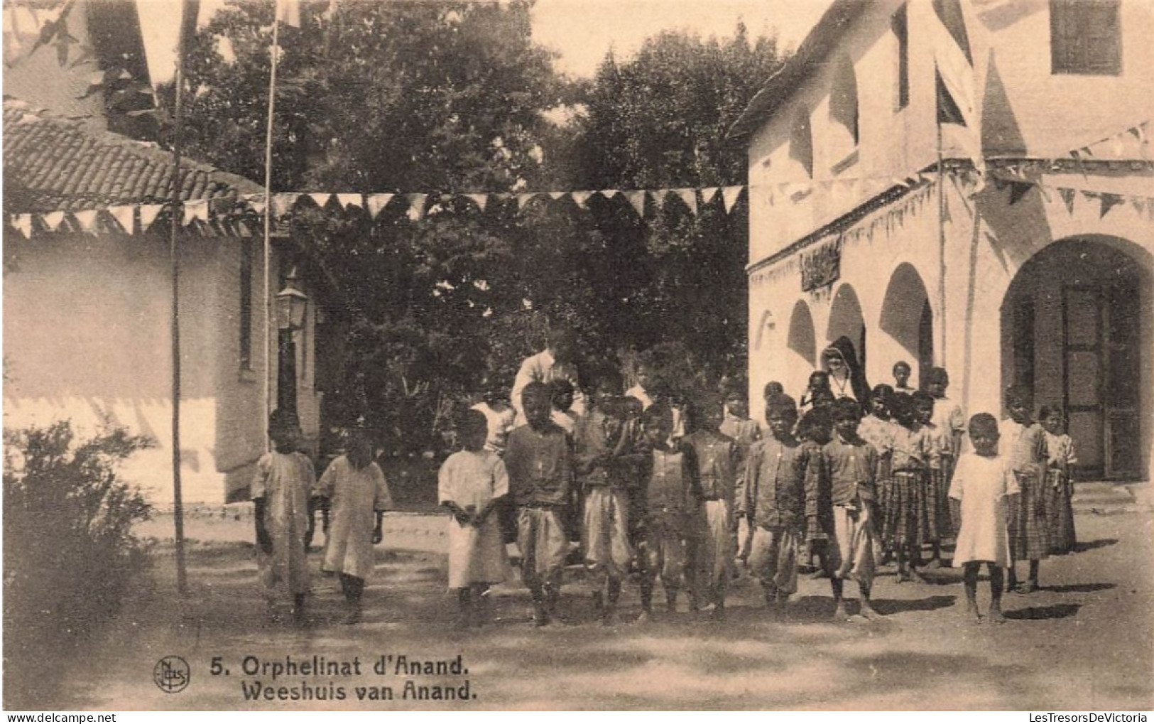 CONGO - Orphelinat D'Anand - Congrégation Des Filles De La Croix De Liège - Animé - Carte Postale Ancienne - Autres & Non Classés