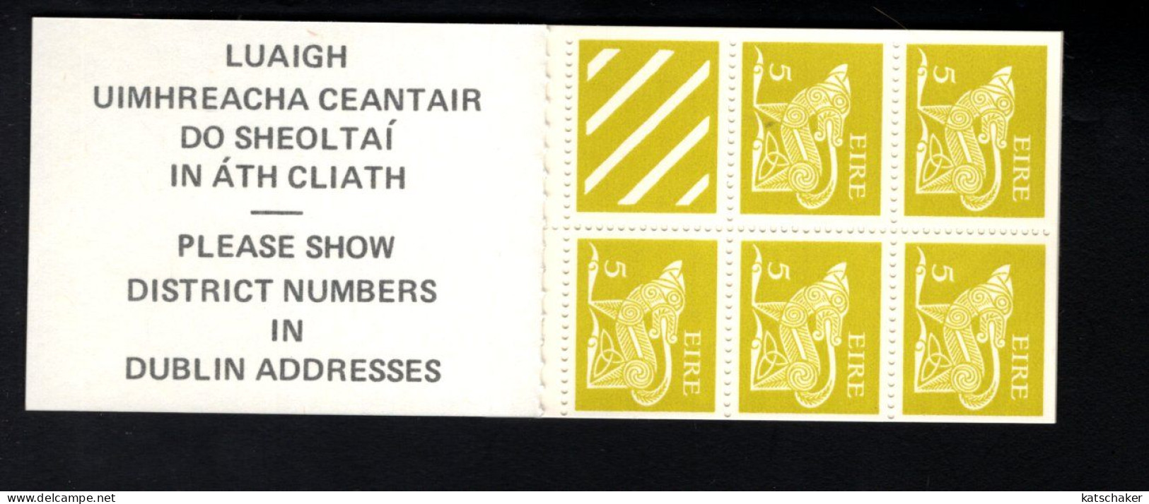 2001018791 1975  SCOTT 293B + 298D (XX) POSTFRIS  MINT NEVER HINGED - COMPLETE BOOKLET WITH PANE 293B + B298D - Unused Stamps