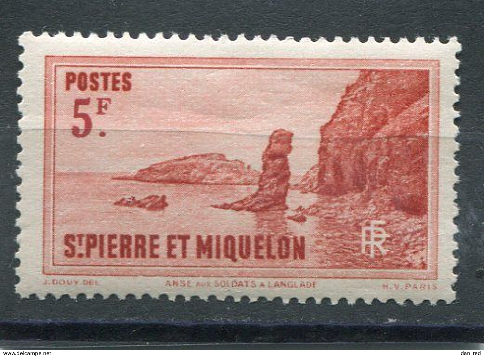 SAINT-PIERRE ET MIQUELON N° 186 * (Y&T) (Neuf Charnière) - Neufs