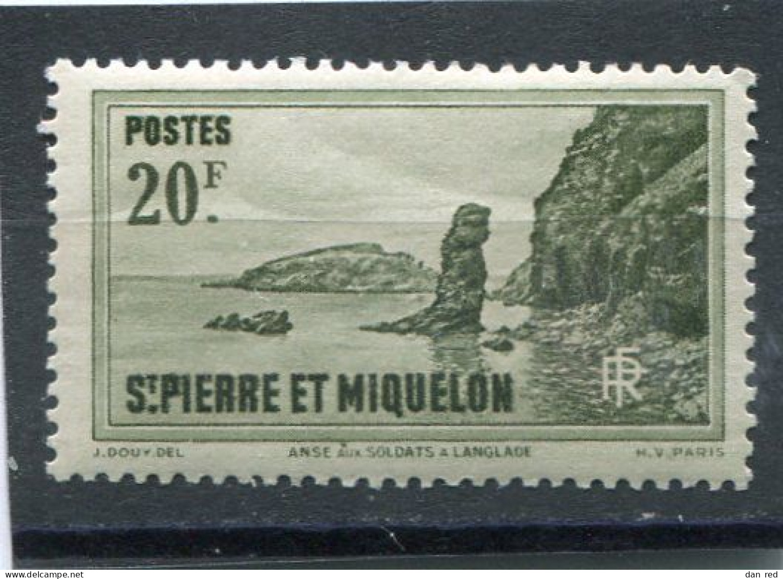 SAINT-PIERRE ET MIQUELON N° 188 * (Y&T) (Neuf Charnière) - Ungebraucht