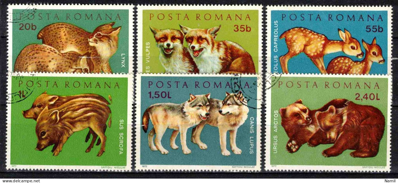 Roumanie 1972 Mi 3005-10 (Yv 2674-9), Obliteré - Used Stamps