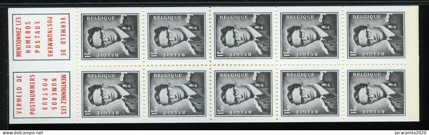 België B5 - Koning Boudewijn - Roi Baudouin - Tweetalig - Bilingue - 1970 - 1953-2006 Modern [B]