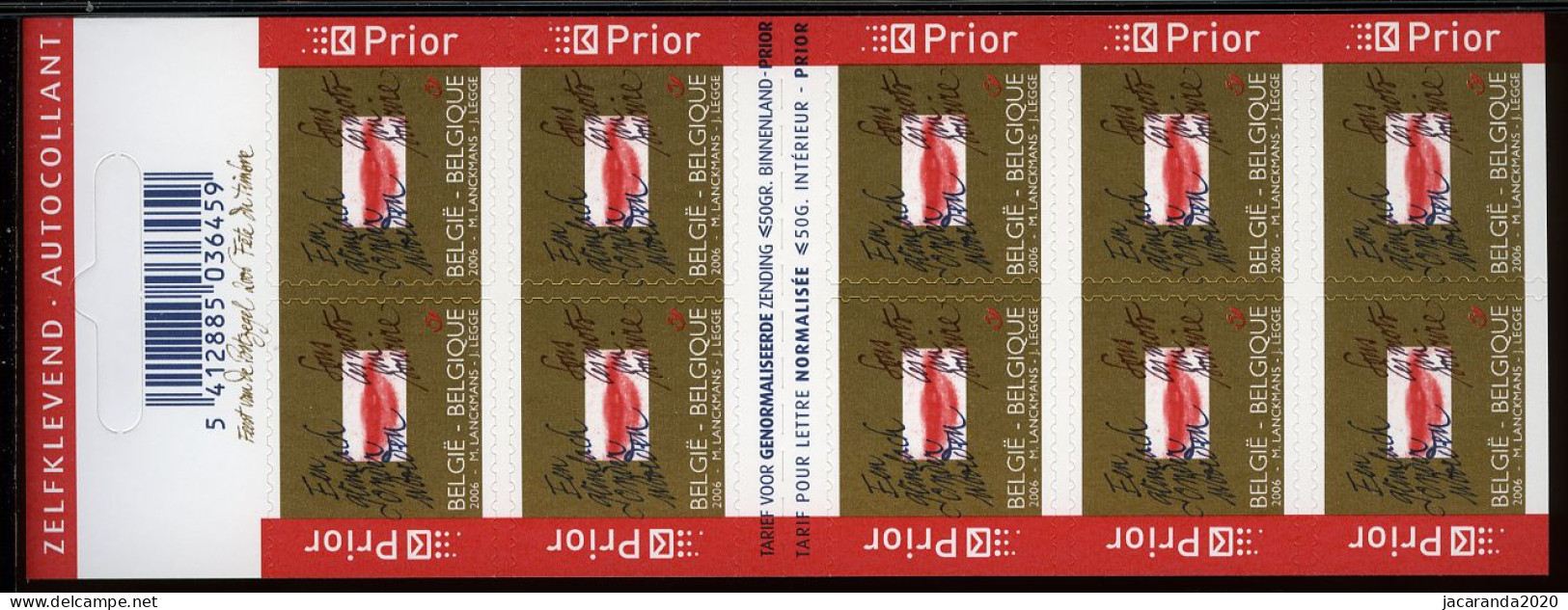 België B62 - Feest Van De Postzegel - Fête Du Timbre - Zelfklevend - Autocollants - 2006 - 1997-… Validité Permanente [B]