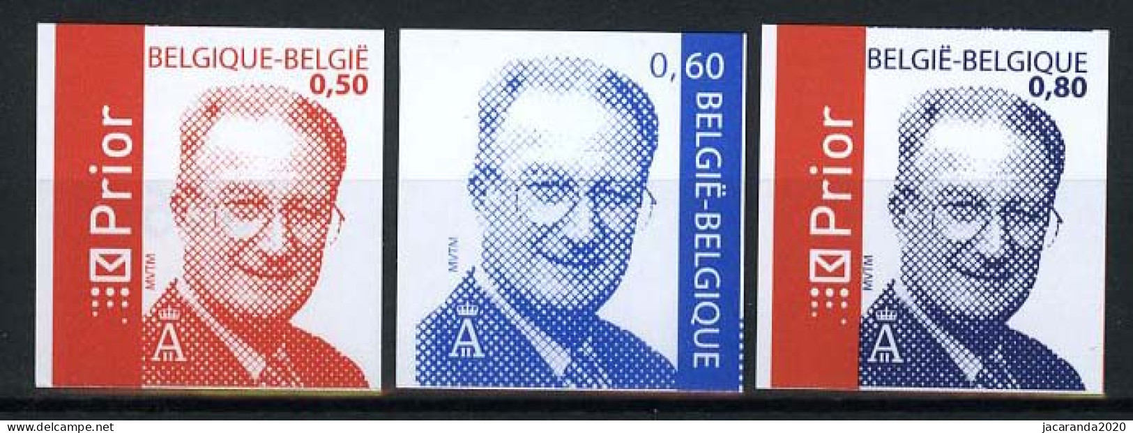 België 3271/73 ON - Koning Albert II - Roi Albert II  - 2001-…