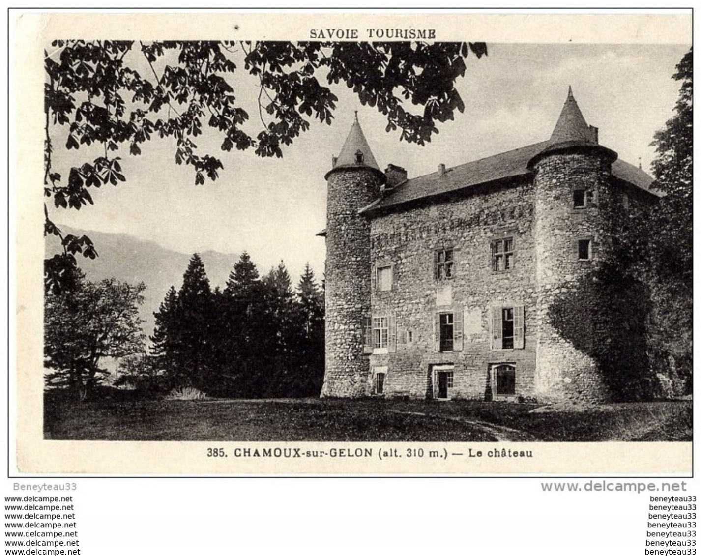 CPA (Réf :I814) 385 CHAMOUX-sur-GELON (SAVOIE 73) Le Château - Chamoux Sur Gelon