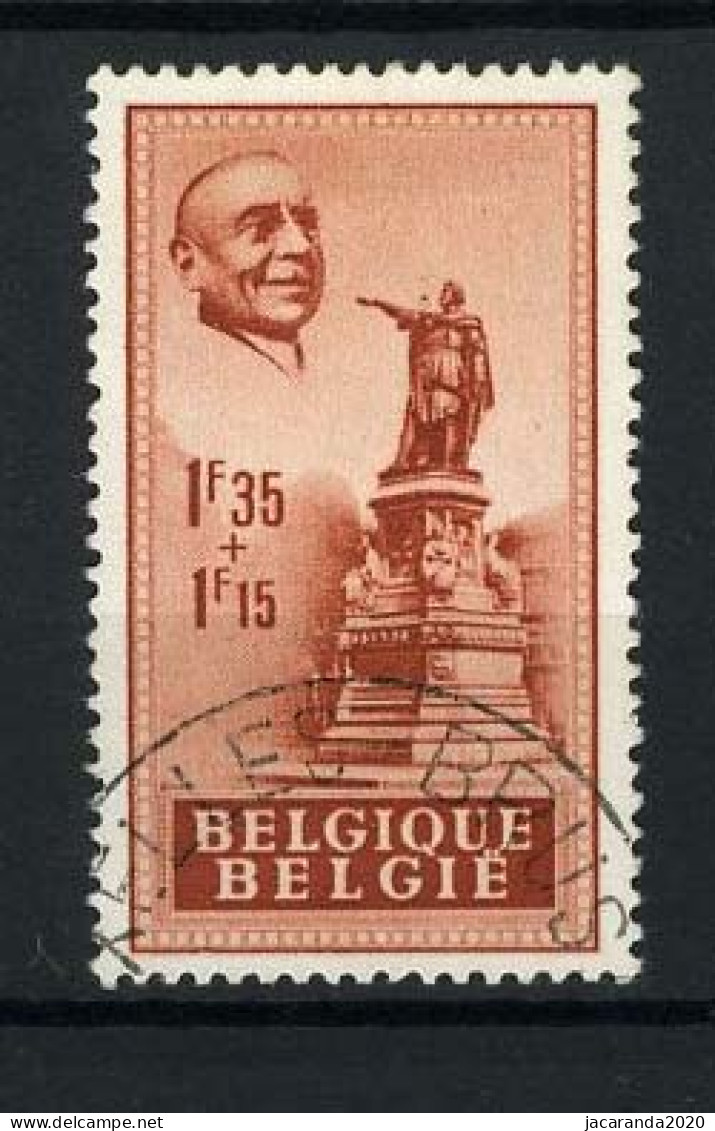 België 783-V2 - Vogel Op Standbeeld - Oiseau Sur La Statue - 1931-1960