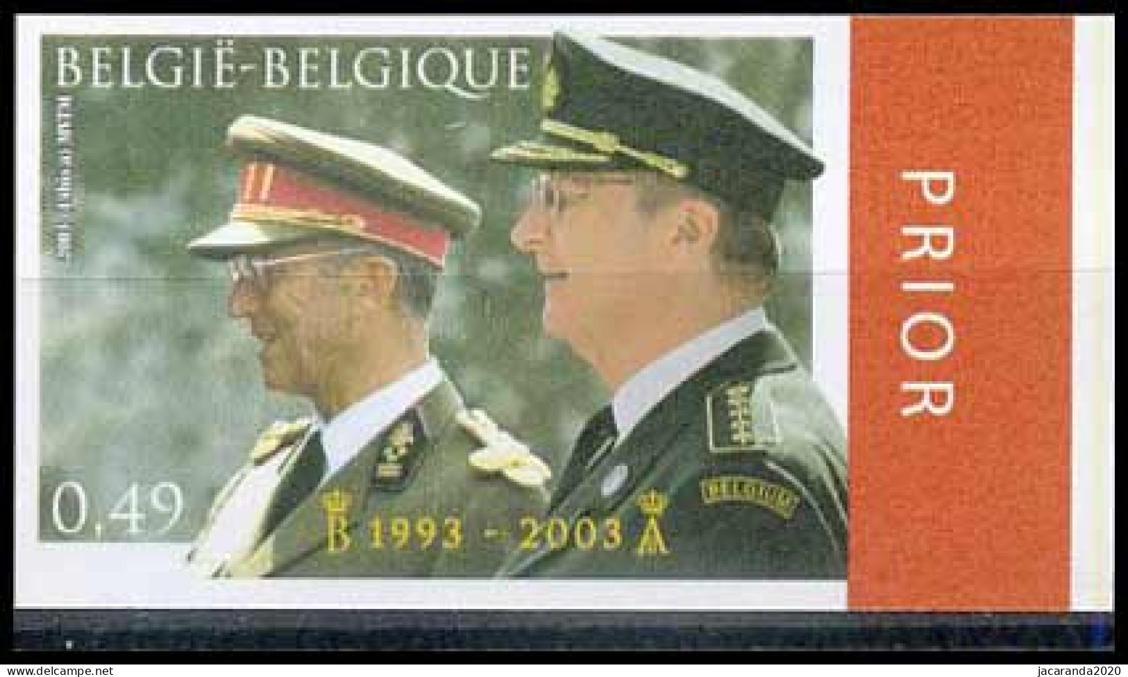 België 3201 ON - Koning Boudewijn I - Koning Albert II - 2001-…