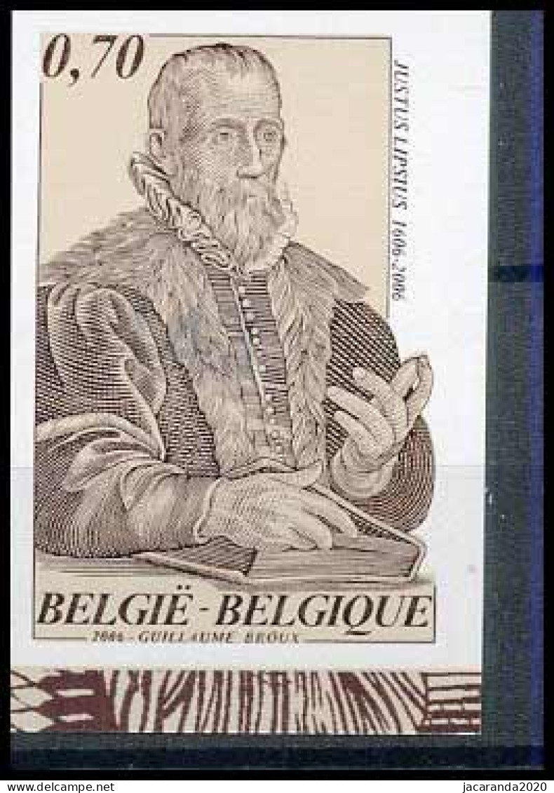 België 3500 ON - Justus Lipsius - Juste Lipse - Ongetand - Non Dentelé - 2001-…