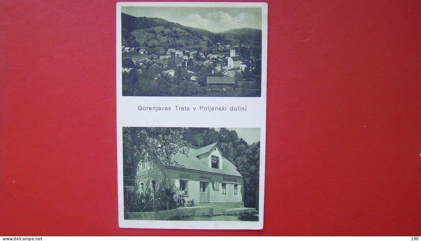 Gorenjavas Trata V Poljanski Dolini.Restavracija "Pod Klanckom". Avto Postaja Skofja Loka-Kolodvor. - Slovénie