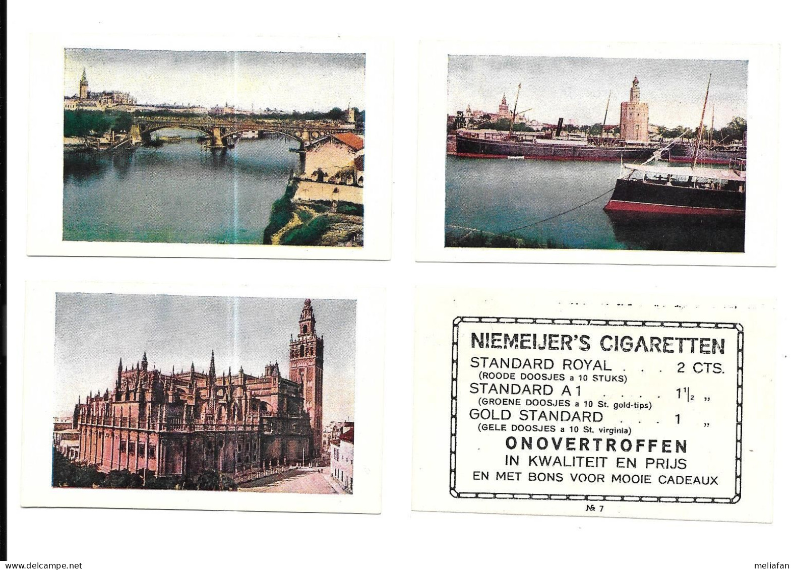 AS29 - CROMOS CIGARETTES NIEMEIJER'S - SEVILLA - Altri & Non Classificati