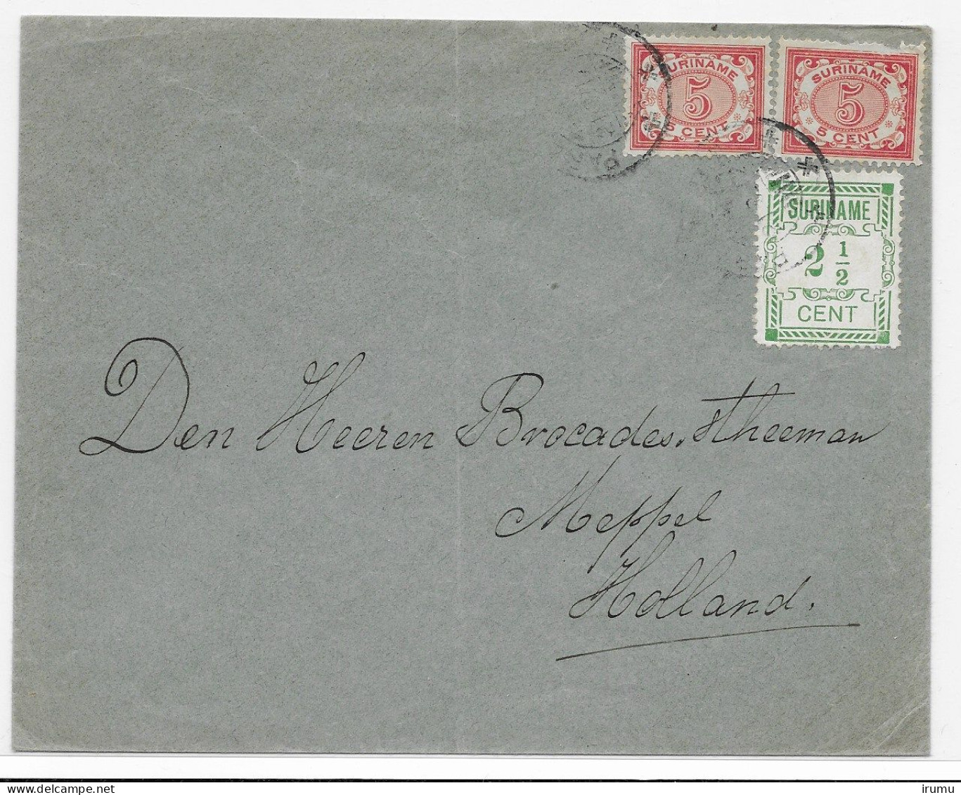 Suriname 1912, Letter The Netherlands  (SN 2811) - Surinam ... - 1975